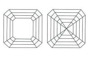 Разнообразие огранок: Бриллиант огранки Ашер
