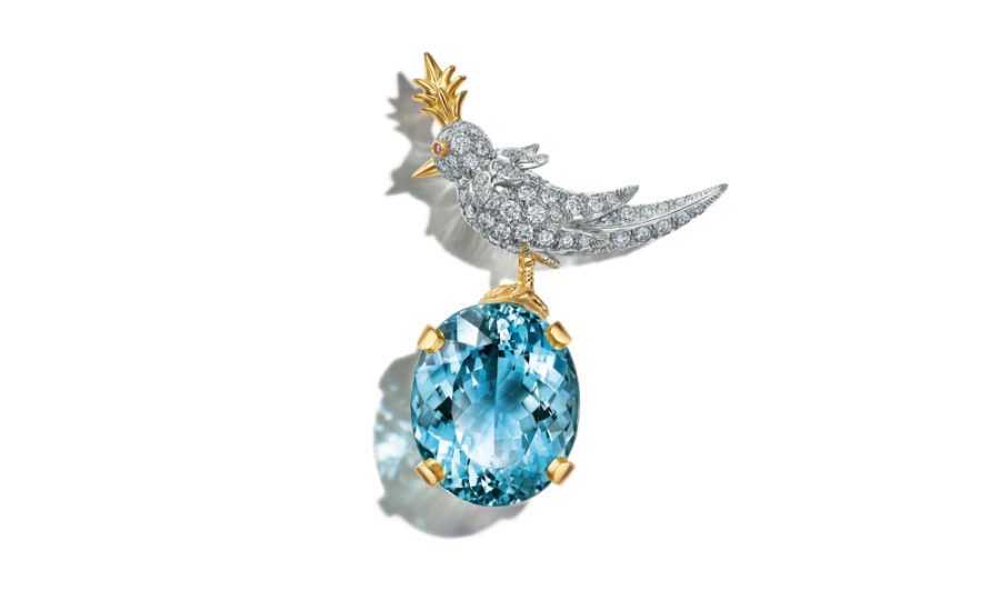 Брошь Bird on a Rock от Schlumberger для Tiffany & Co.