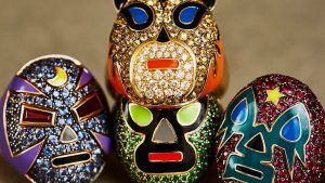 Кольца с масками для рестлинга от Франчески Виллы Кольца с масками для рестлинга от Франчески Виллы