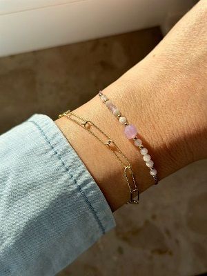 Браслеты с кунцитом