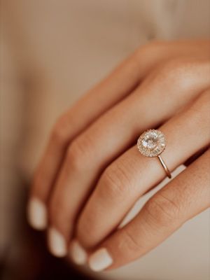 Кольца гало (halo): как выглядят и как носить их