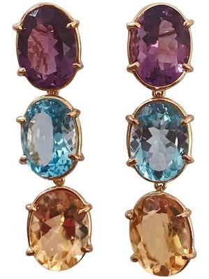 серьги с гиацинтом