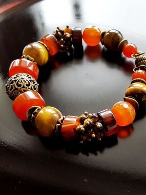 браслет с гиацинтом