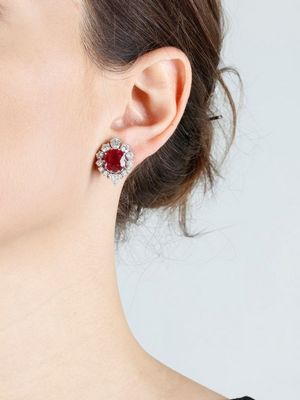 серьги с гиацинтом