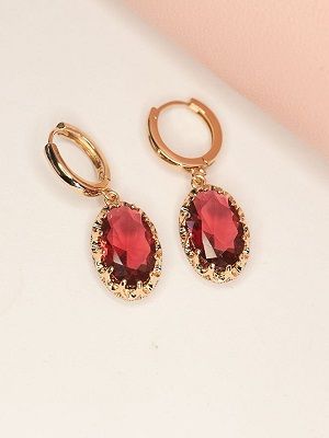 серьги с гиацинтом