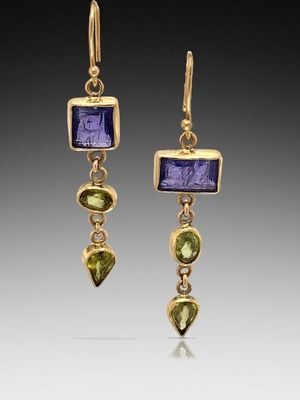 серьги с гиацинтом