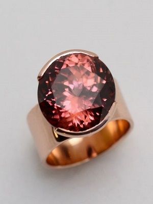 кольцо с гиацинтом