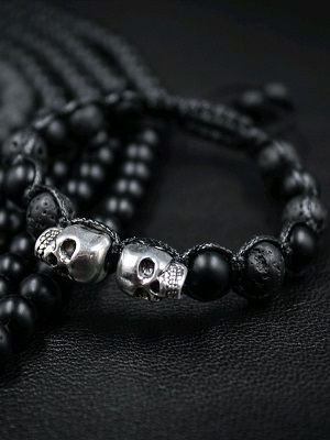 браслет с бусинами