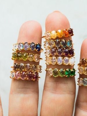 кольцо с гиацинтом