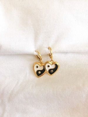 серьги Инь-Ян