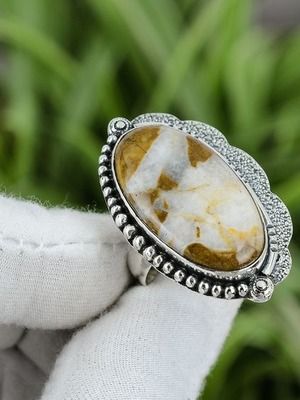 кольцо с магнезитом