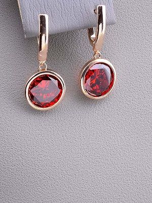 серьги с гиацинтом