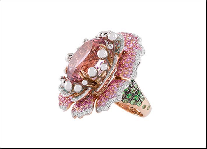 Кольцо «Пион» из коллекции Naturalia от Alessio Boschi Кольцо «Пион» из коллекции Naturalia от Alessio Boschi