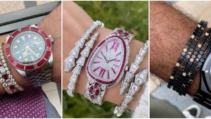 Идеальная пара: Бриллиантовые браслеты и часы