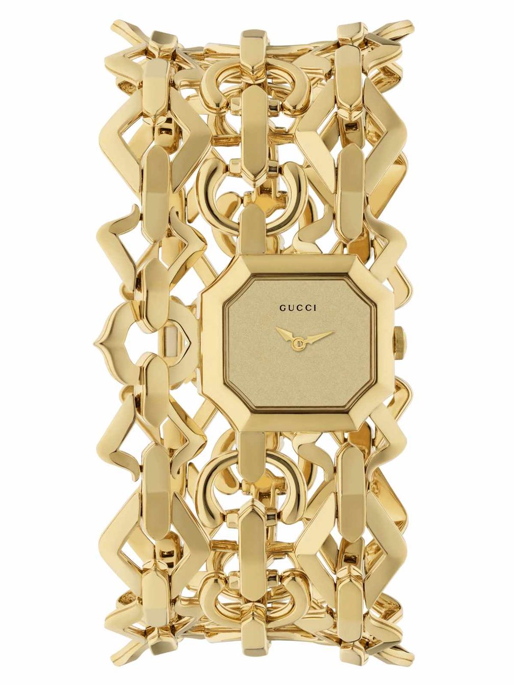 Золотые часы от Gucci