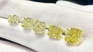 Оттенки желтых бриллиантов