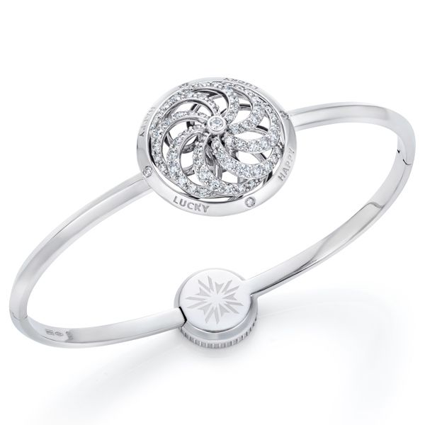 Кинетический браслет Fortune из 18-каратного белого золота с бриллиантами Кинетический браслет Fortune из 18-каратного белого золота с бриллиантами