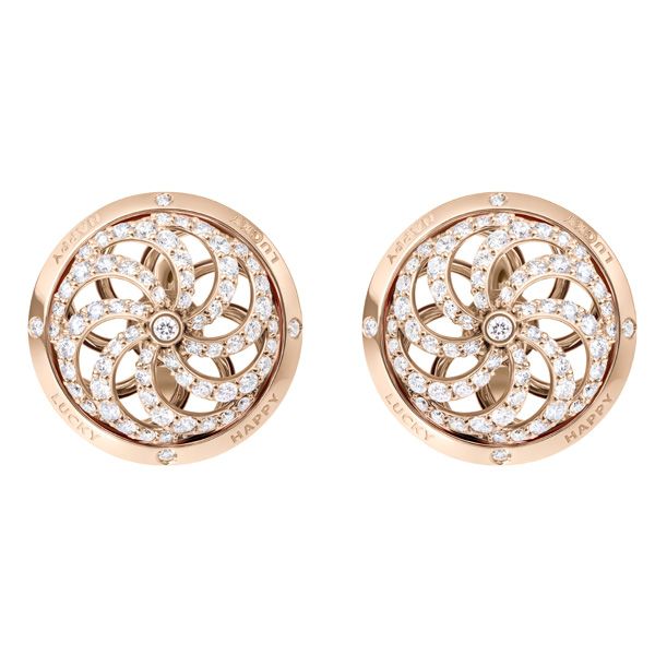 Кинетические серьги Fortune из 18-каратного белого и розового золота с бриллиантами Кинетические серьги Fortune из 18-каратного белого и розового золота с бриллиантами