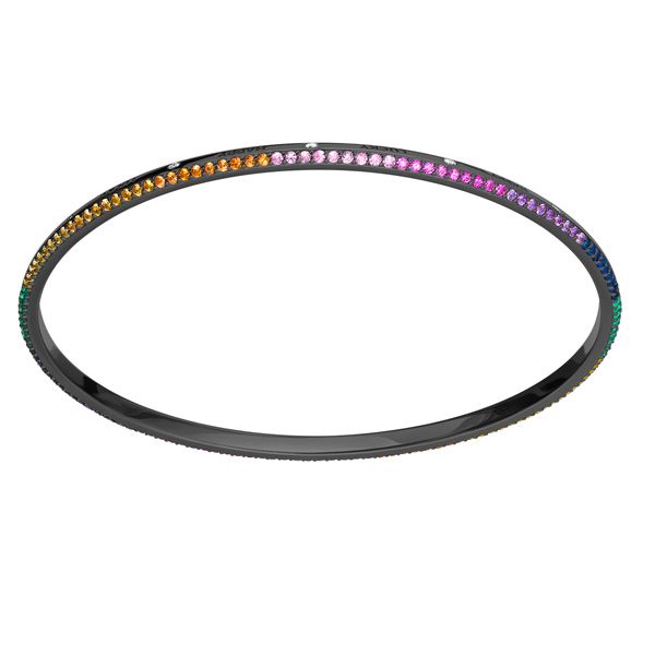 Браслет Fortune Happy Lucky из 18-каратного черненого золота с драгоценными камнями и бриллиантами Браслет Fortune Happy Lucky из 18-каратного черненого золота с драгоценными камнями и бриллиантами