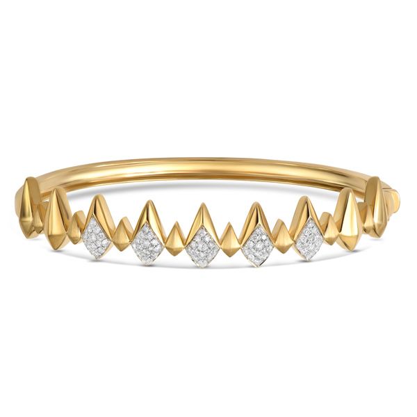 Браслет Shark из 14-каратного желтого золота с бриллиантами Браслет Shark из 14-каратного желтого золота с бриллиантами