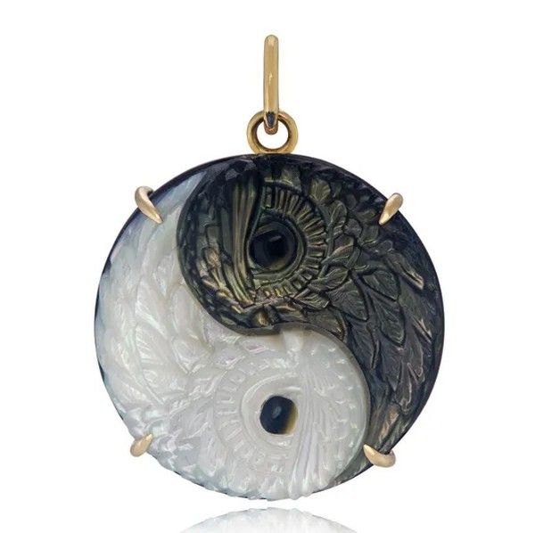 Подвеска «Инь и ян» ручной работы от Maura Green