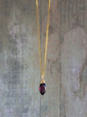 подвеска с гиацинтом