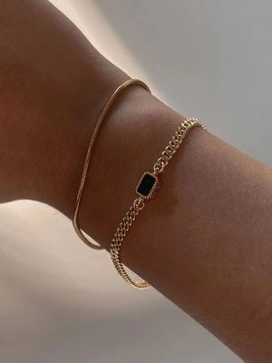 браслет с гагатом