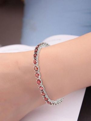 браслет с гиацинтом