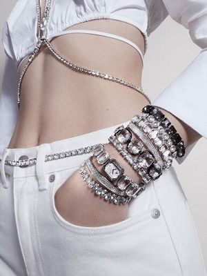 браслет с кристалами сваровски