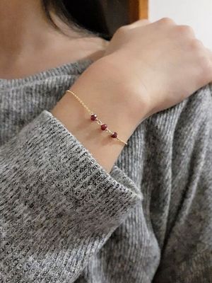 Браслет с гиацинтом