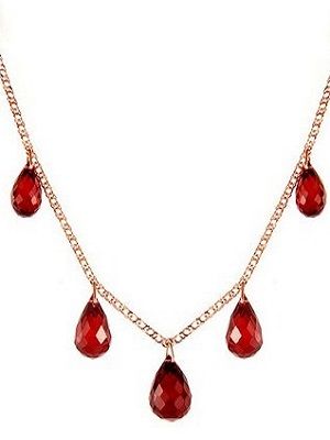 бусы с гиацинтом