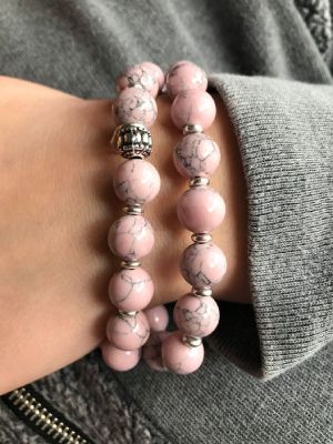 Браслет с магнезитом