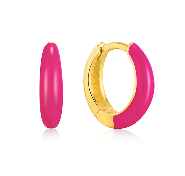 Серьги Sleek Huggie Hoop от Ania Haie