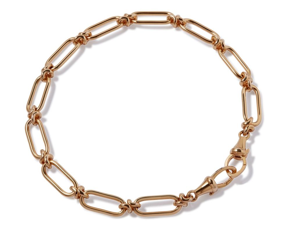 Браслет Knuckle Bold Link Chain из желтого золота Браслет Knuckle Bold Link Chain из желтого золота