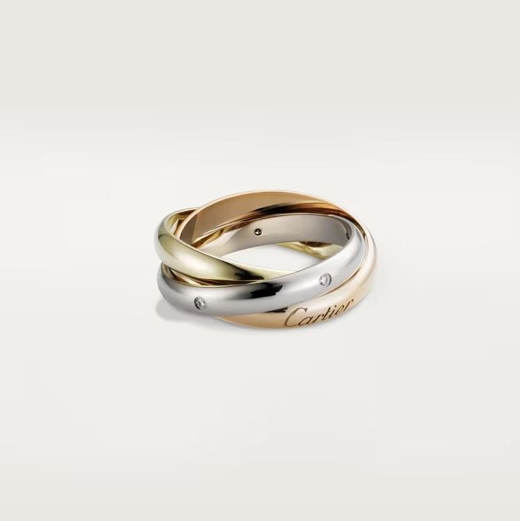 Кольцо Trinity от Cartier из желтого, розового и белого золота Кольцо Trinity от Cartier из желтого, розового и белого золота