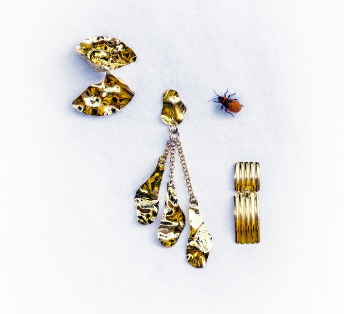 Позолоченные серебряные украшения бренда Victoria Cruz Позолоченные серебряные украшения бренда Victoria Cruz