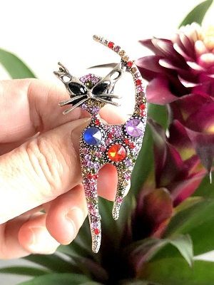 броши в форме кошки