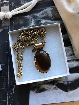 Подвеска с кошачьим глазом