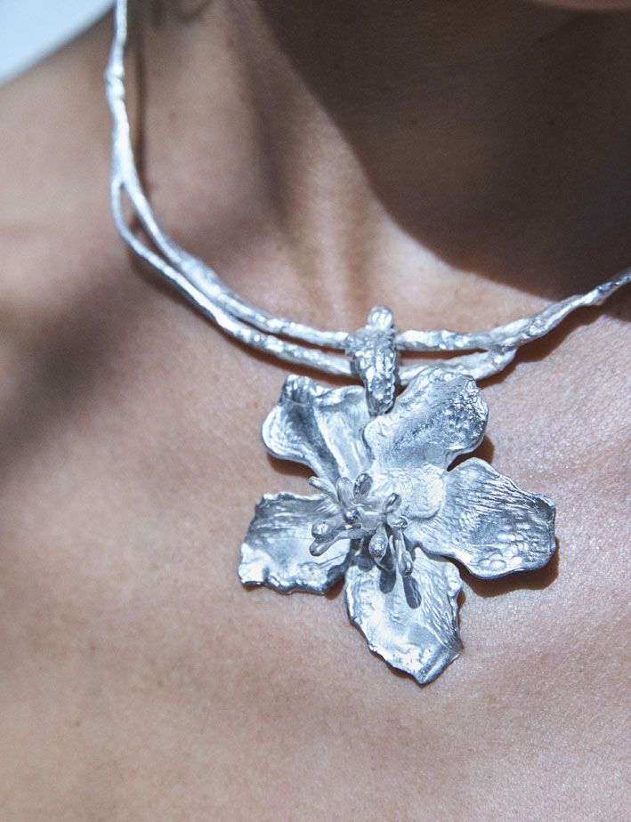 Колье Jardin из серебра Колье Jardin из серебра