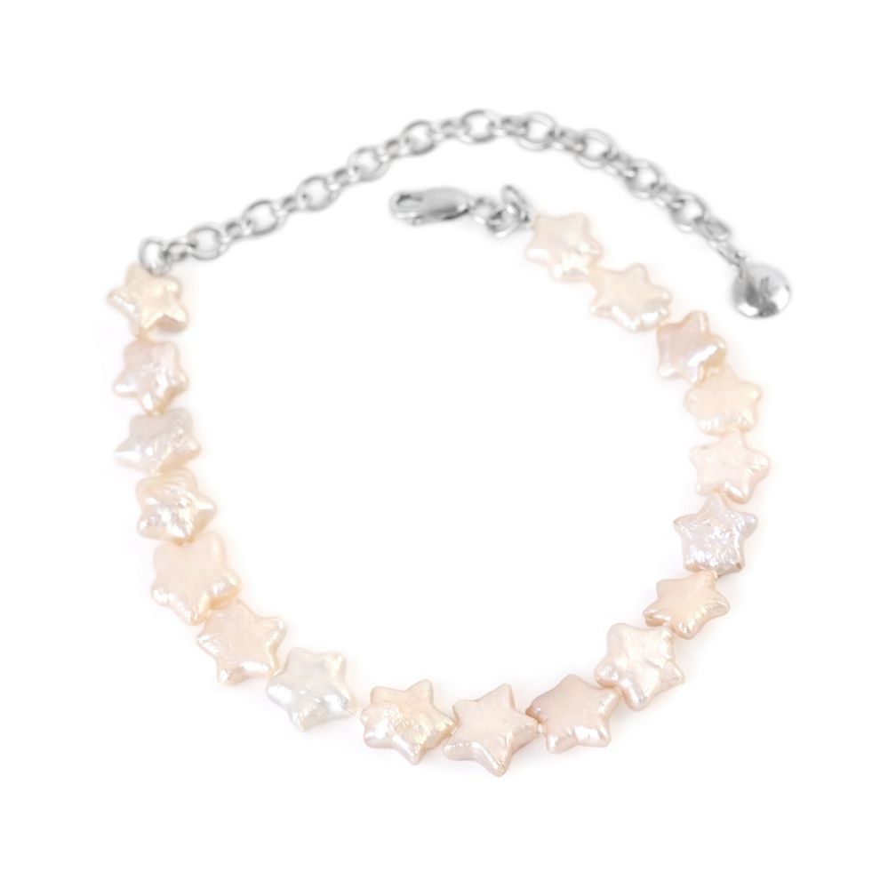 Браслет Ornate All of the Stars от Matara из стерлингового серебра с культивированным пресноводным жемчугом барокко