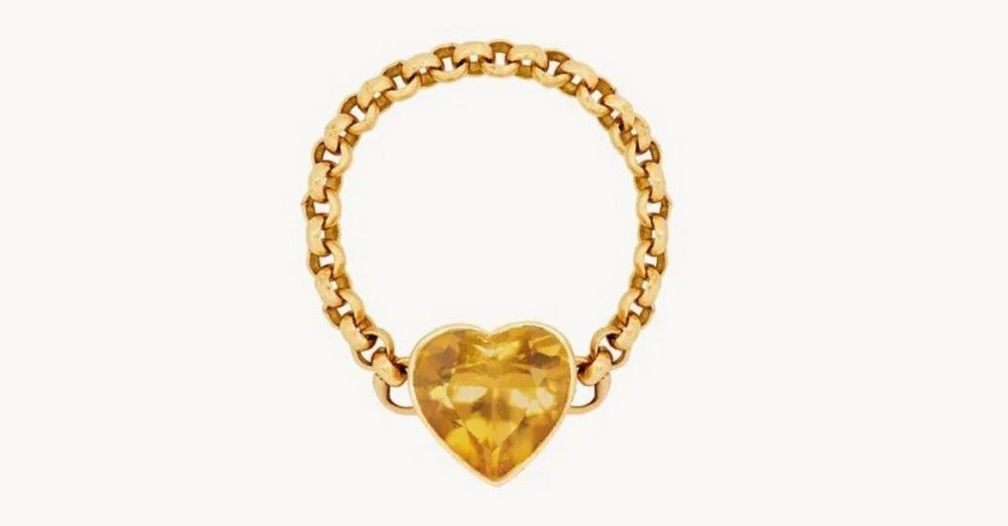 Кольцо с цитрином от Roxanne First