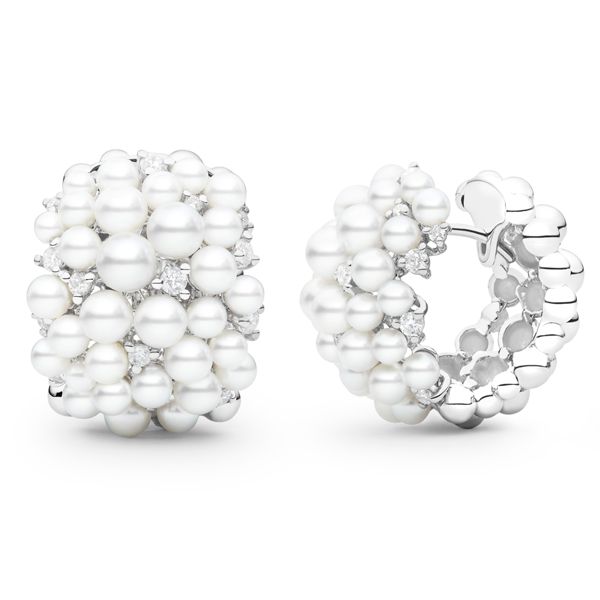 Крупные серьги-кольца Lagrange от Paul Morelli