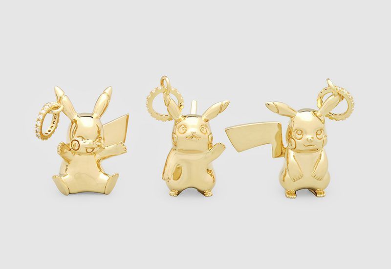 Позолоченные серебряные подвески от Tom Wood x Pokémon, 370 долларов за штуку Позолоченные серебряные подвески от Tom Wood x Pokémon, 370 долларов за штуку