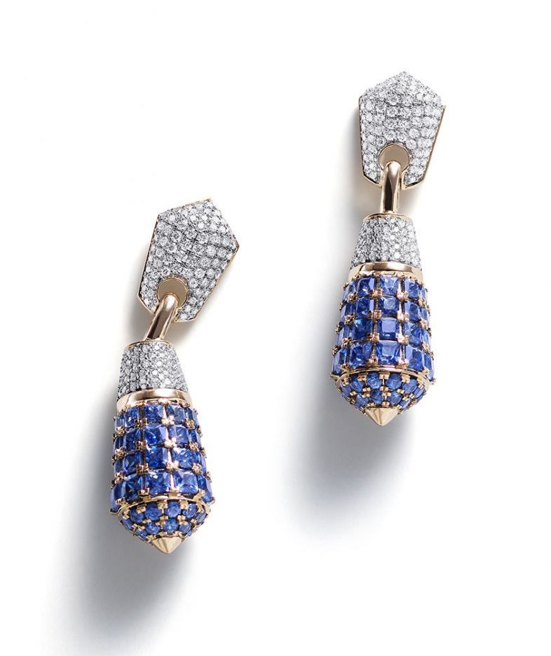 Сапфировые серьги Florence Baptistery от Zoya
