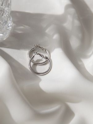 серебряные серьги