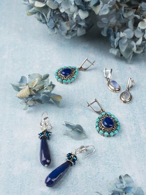 украшения с сапфиром