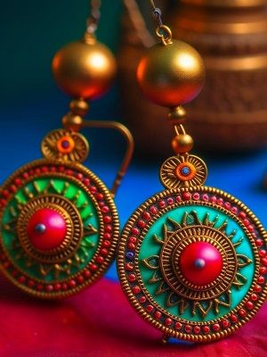 серьги в отпуск