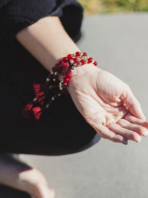 рубиновый браслет