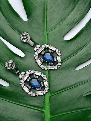 серьги с иолитом