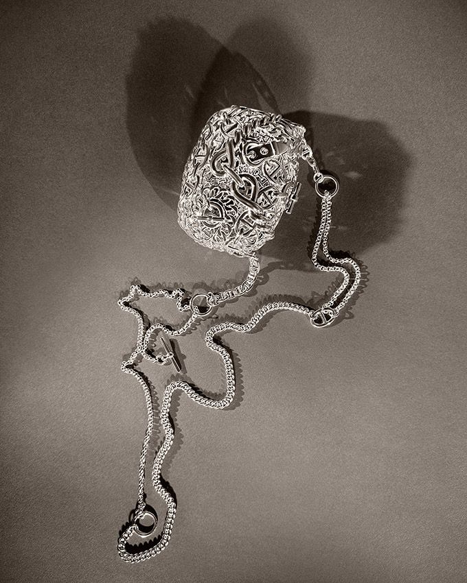 Sac bijou Chaine d'ancre из серебра Sac bijou Chaine d'ancre из серебра